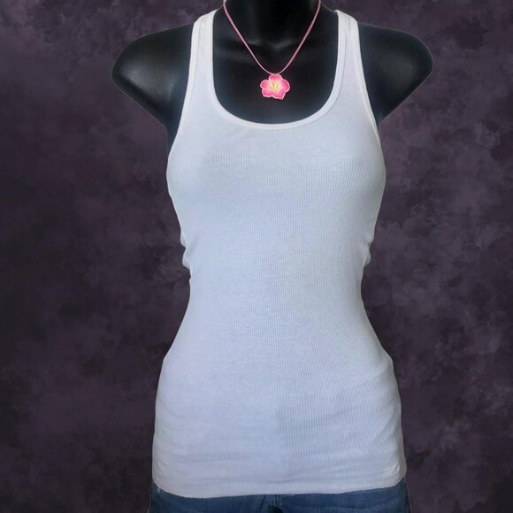 00s Hollister White Tank - Picture 1 of 5